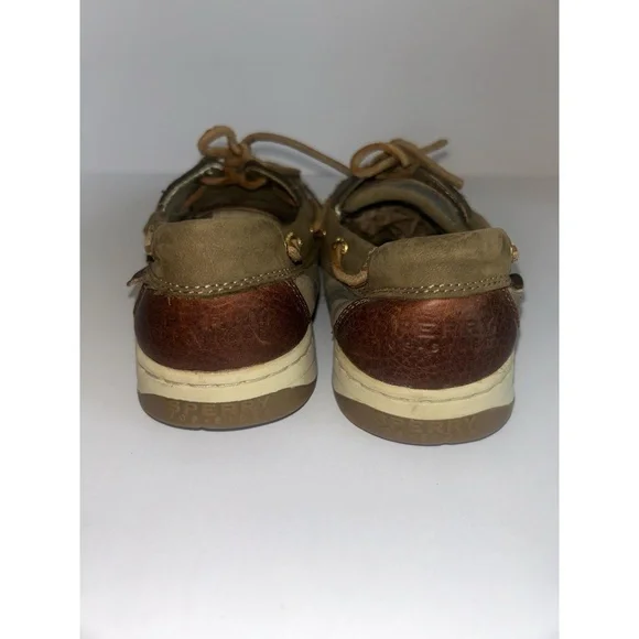 Sperrys Women's Top-Sider Shoes, Size 9M Green /‎ Camo  Great Condition - Picture 2 of 6